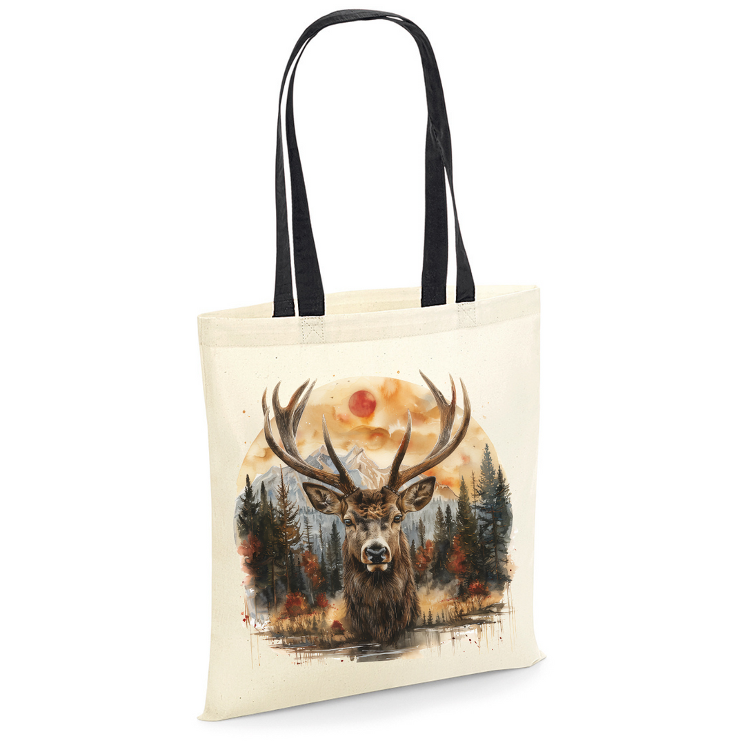 HIRSCH EMBLEM Baumwolltasche