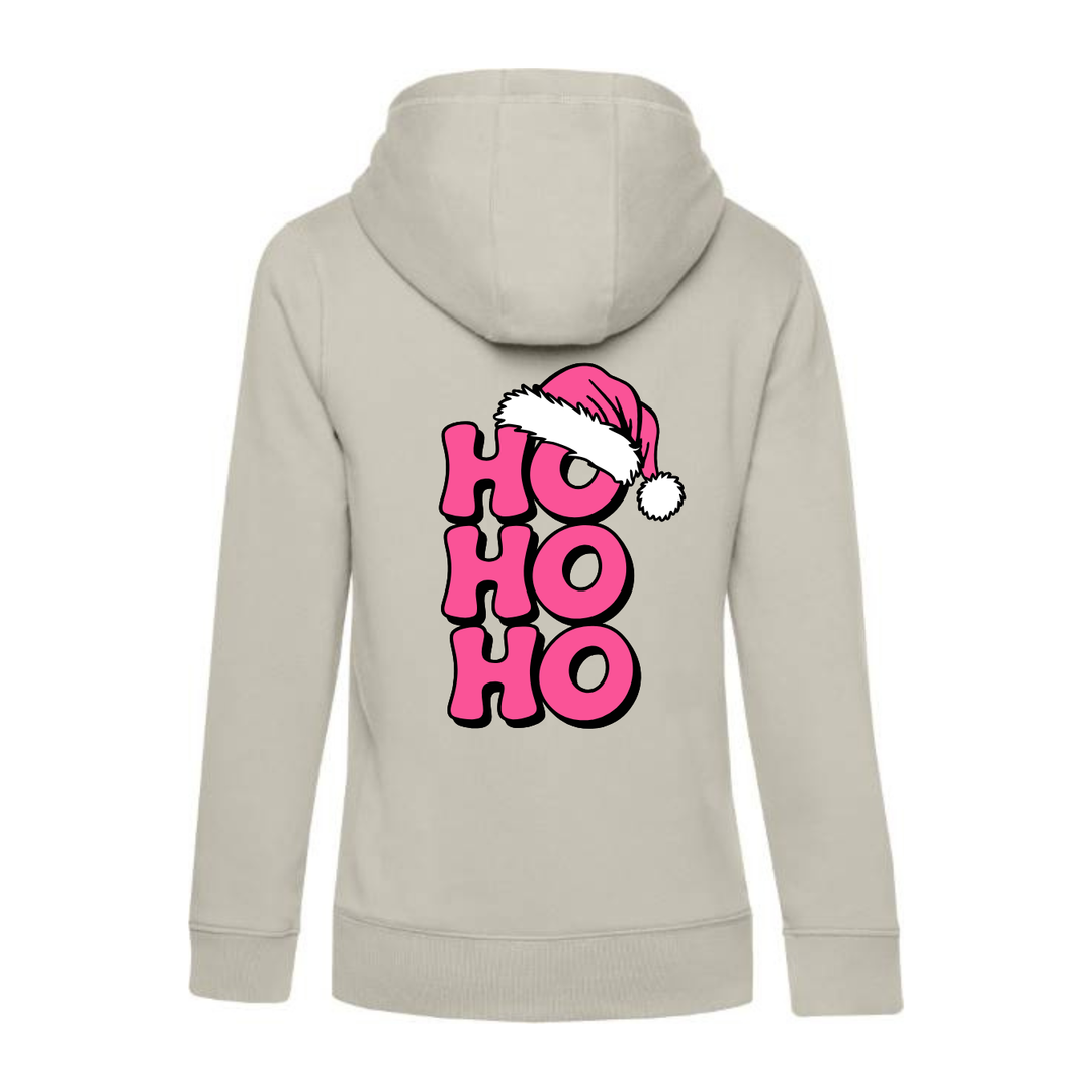 HO HO HO Hoodie-Damen