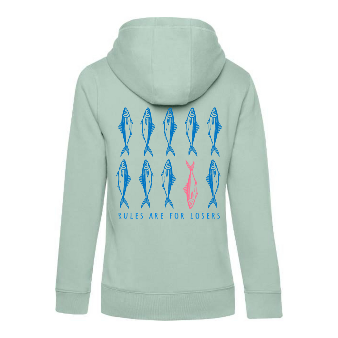 RULES ARE FOR LOOSERS Hoodie-Damen