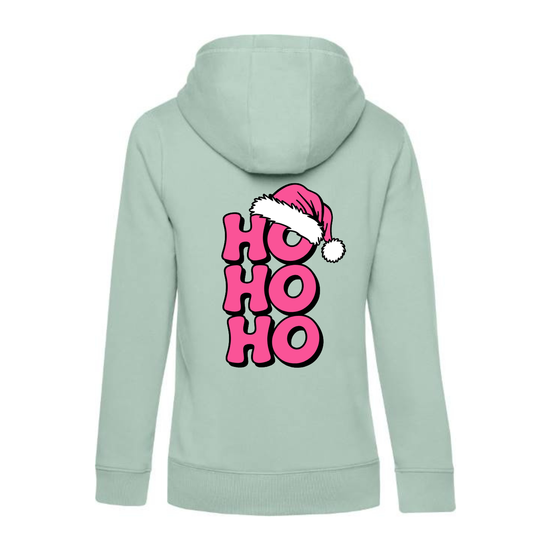 HO HO HO Hoodie-Damen