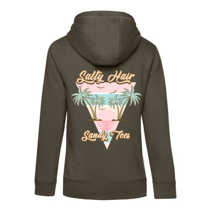 SALTY HAIR SANDY TOES Hoodie-Damen
