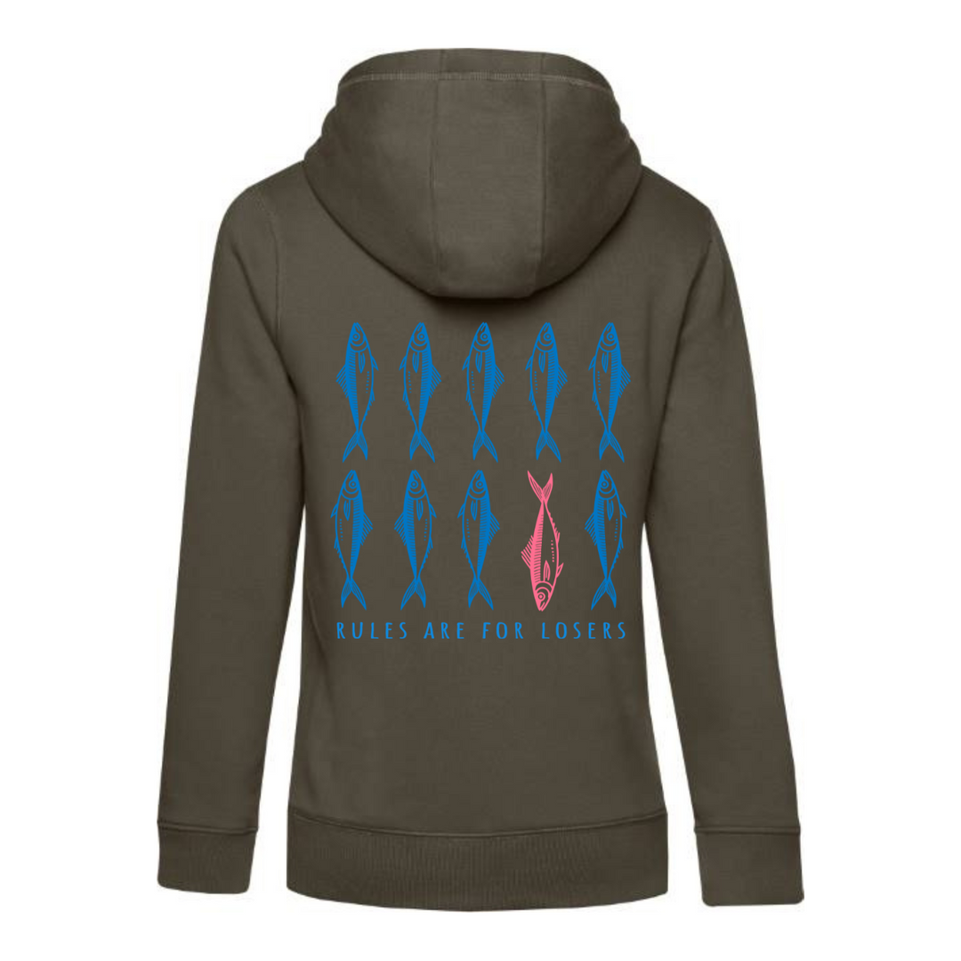 RULES ARE FOR LOOSERS Hoodie-Damen