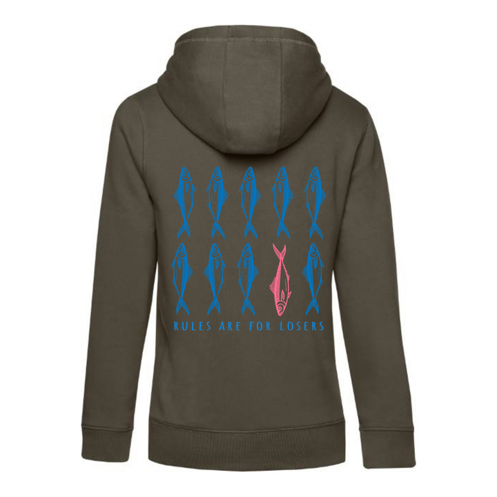RULES ARE FOR LOOSERS Hoodie-Damen