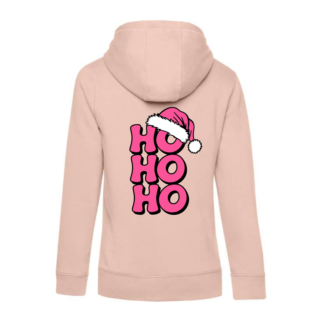 HO HO HO Hoodie-Damen