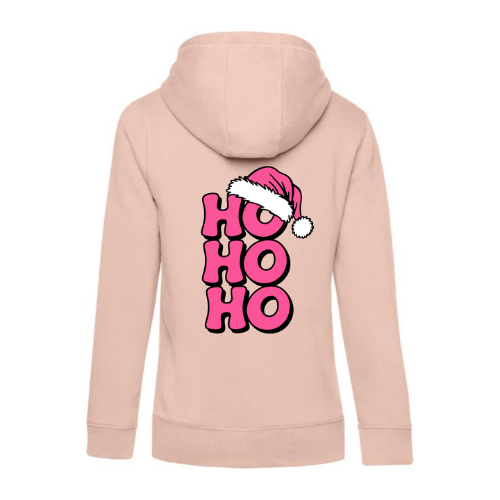 HO HO HO Hoodie-Damen