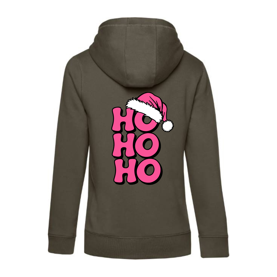 HO HO HO Hoodie-Damen