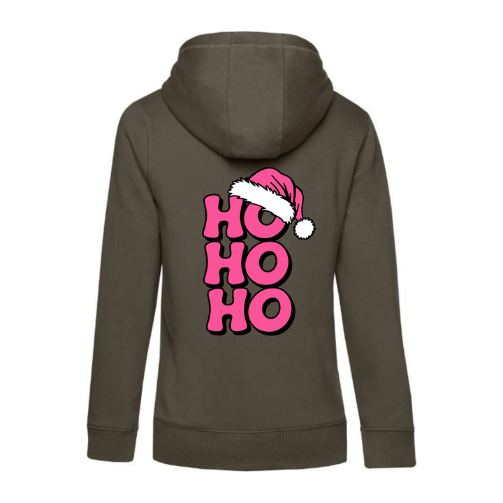 HO HO HO Hoodie-Damen