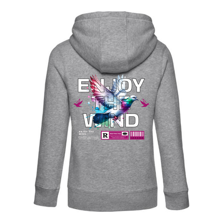 ENJOY THE WIND Hoodie-Damen