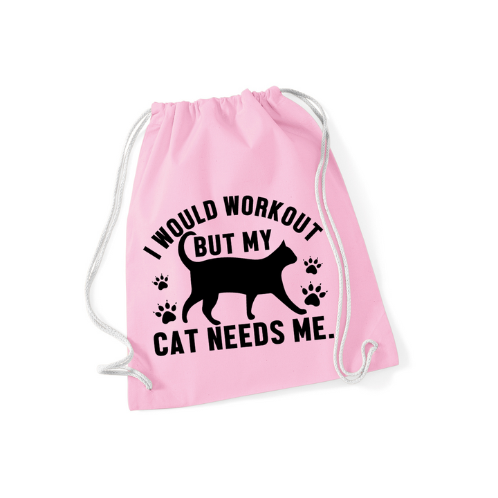 MY CAT NEEDS ME Sportbeutel