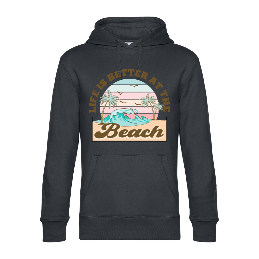 LIFE IS BETTER AT THE BEACH Hoodie-Herren