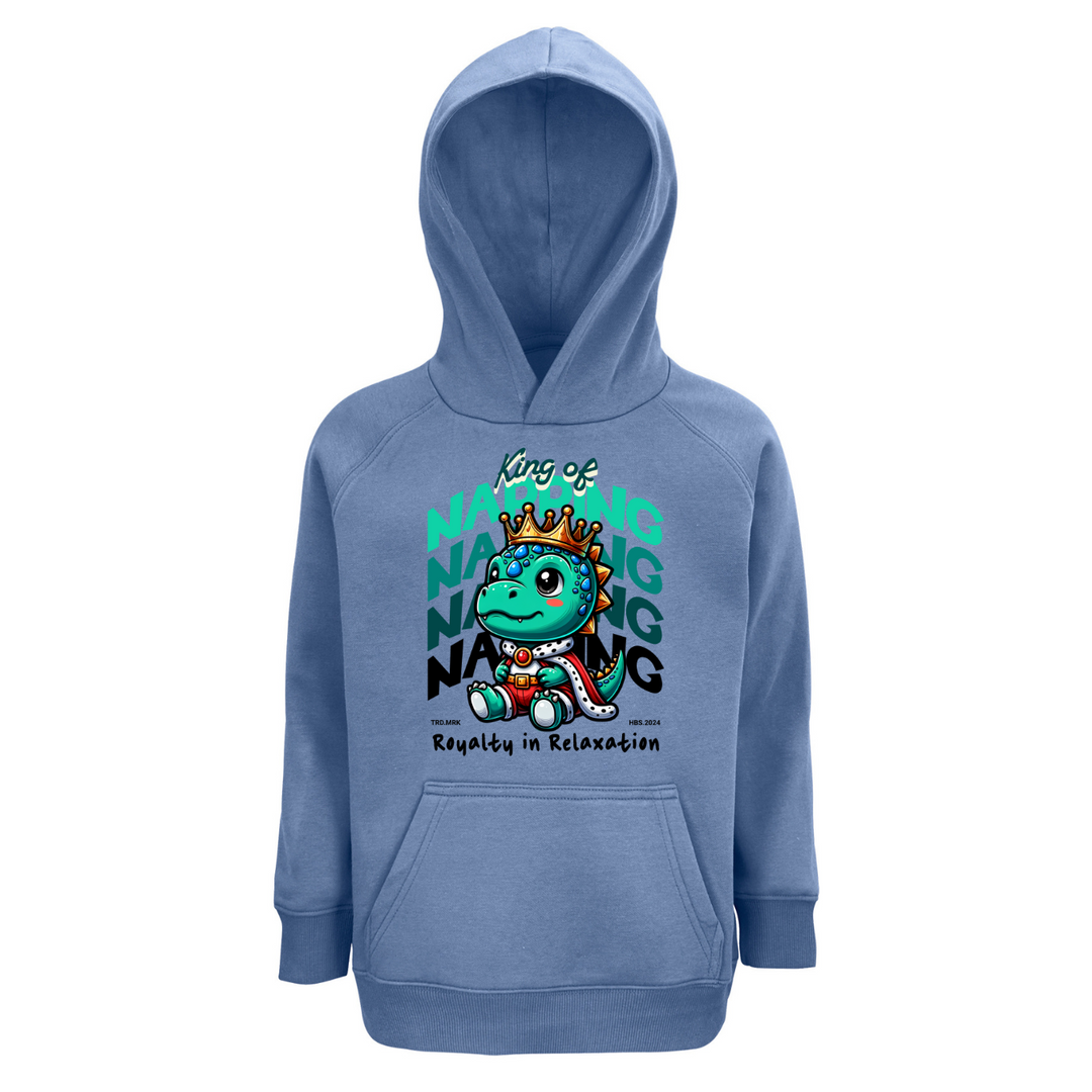 KING OF NAPPING Hoodie-Kids