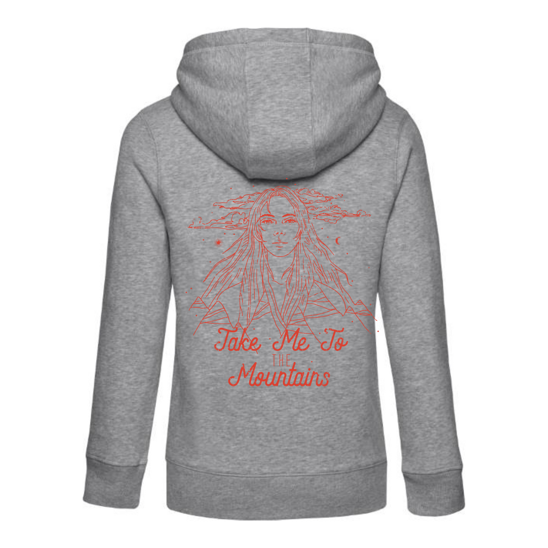 TAKE ME TO THE MOUNTAINS Hoodie-Damen