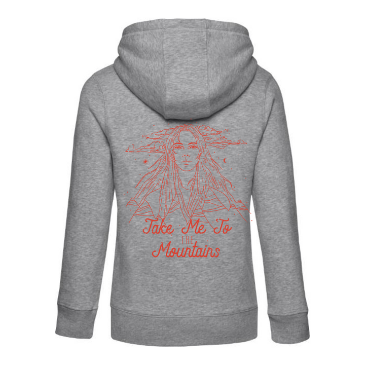 TAKE ME TO THE MOUNTAINS Hoodie-Damen
