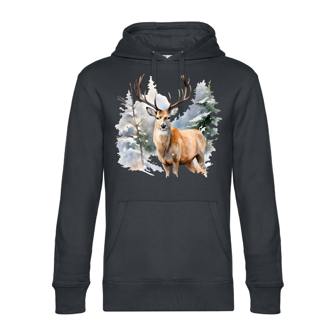 HIRSCH WINTER Hoodie-Herren