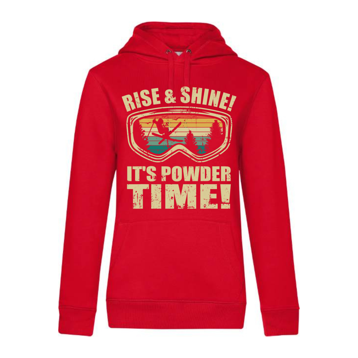 POWDER TIME Hoodie-Damen