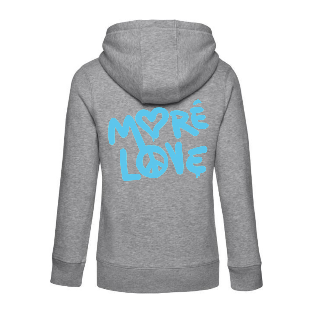 MORE LOVE Hoodie-Damen