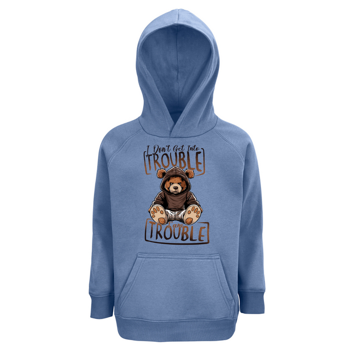 TROUBLE BEAR Hoodie-Kids