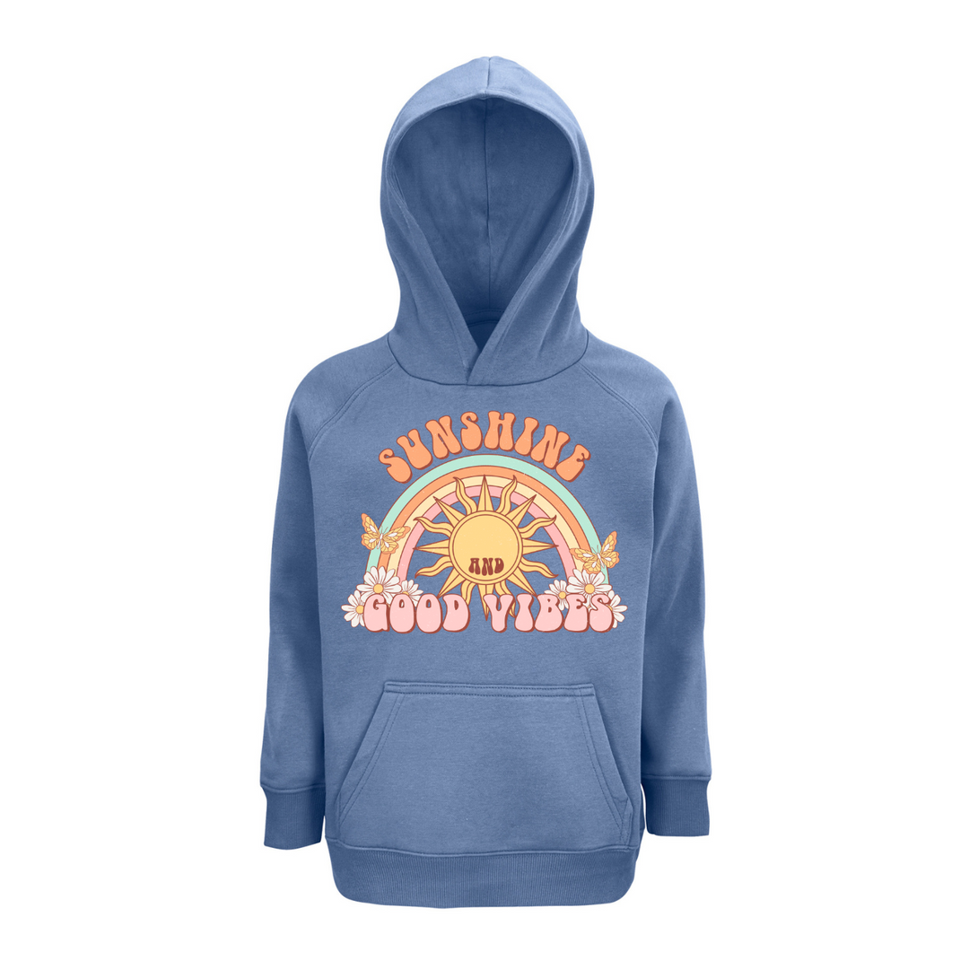 SUNSHINE AND GOOD VIBES Hoodie-Kids