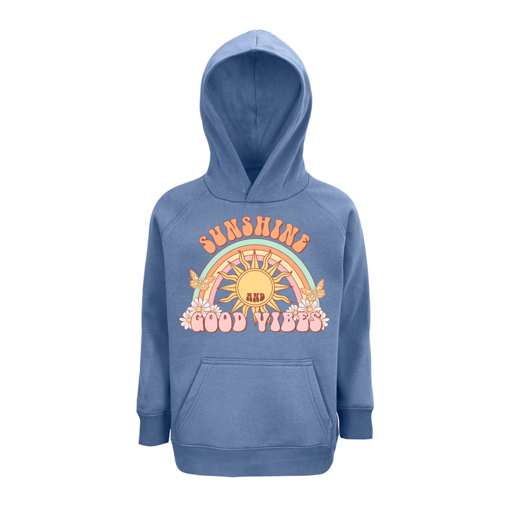 SUNSHINE AND GOOD VIBES Hoodie-Kids