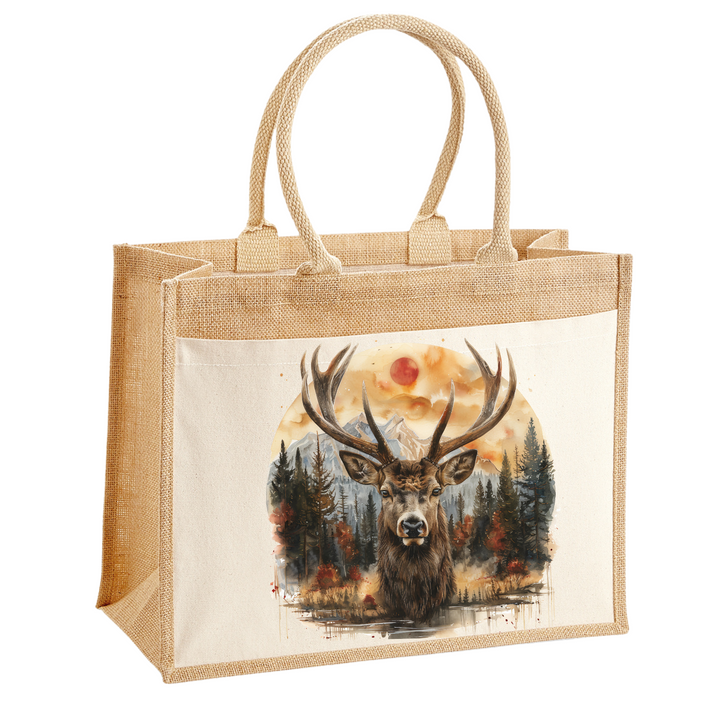 HIRSCH EMBLEM Jute Shopper