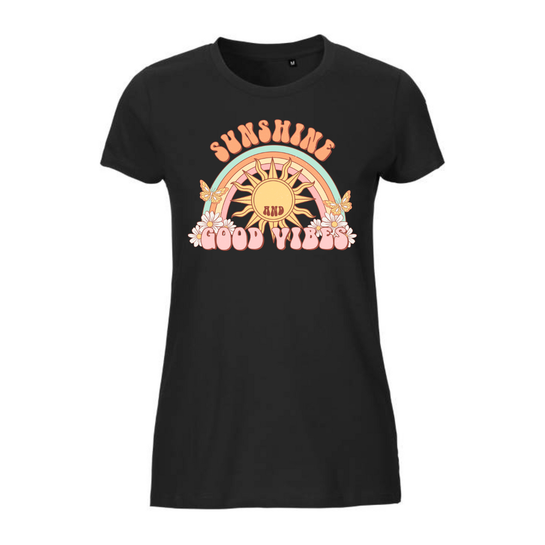 SUNSHINE AND GOOD VIBES T-Damen