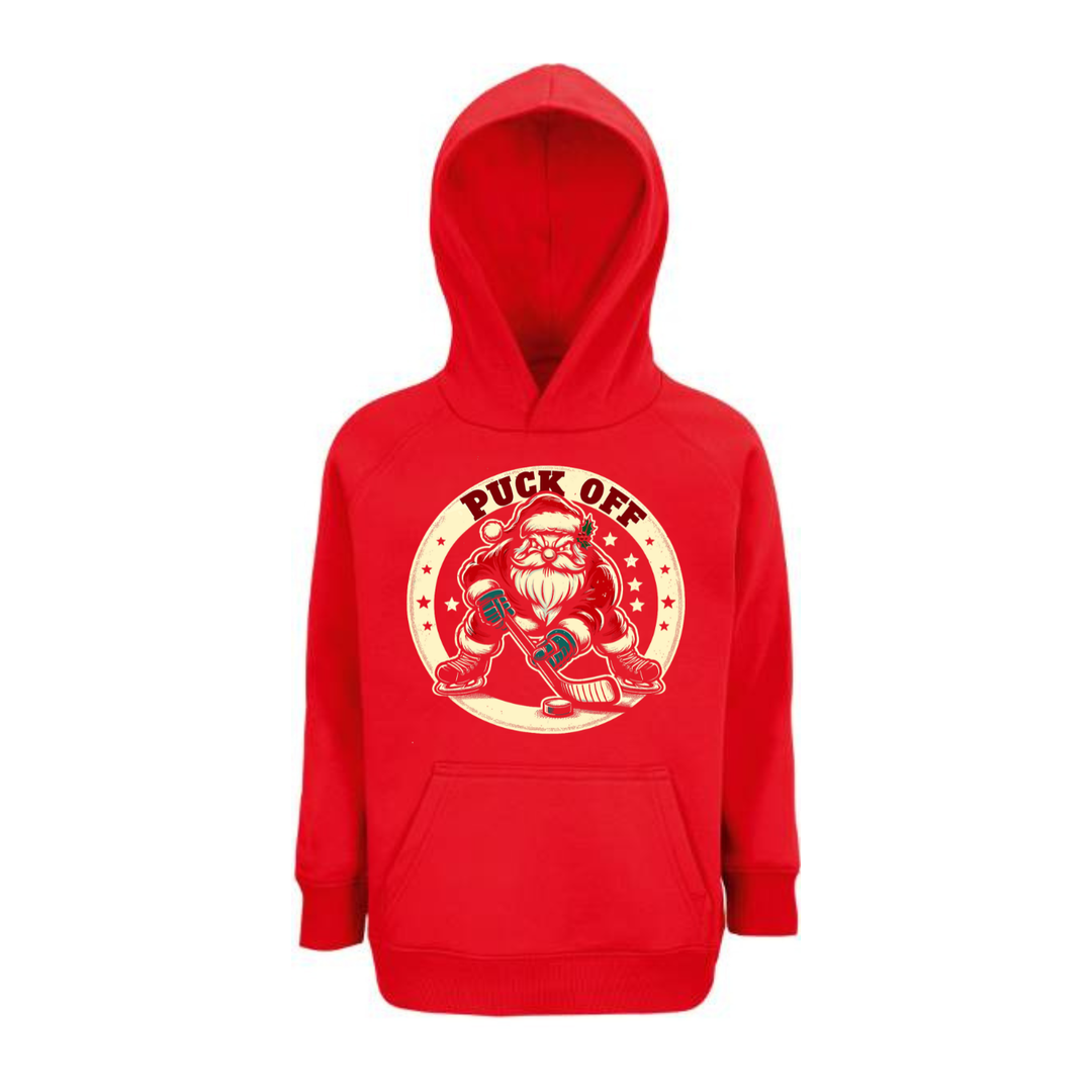 PUCK OFF Hoodie-Kids