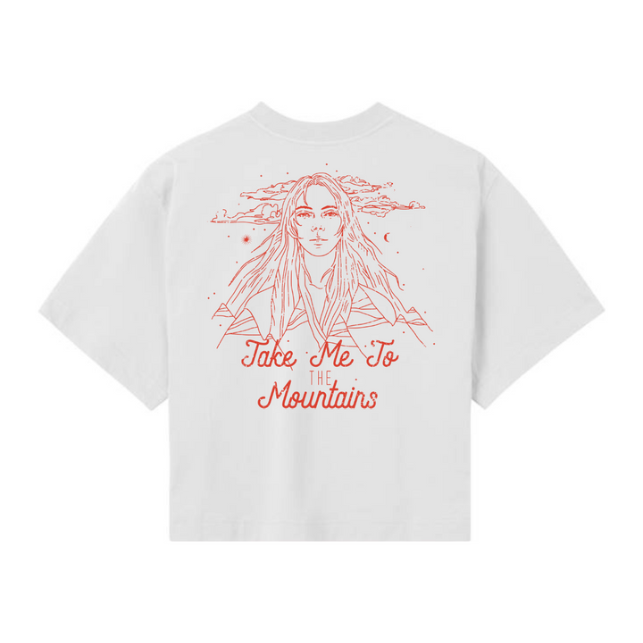 TAKE ME TO THE MOUNTAINS Crop Top