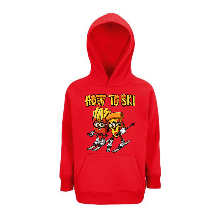 HOW TO SKI Hoodie-Kids