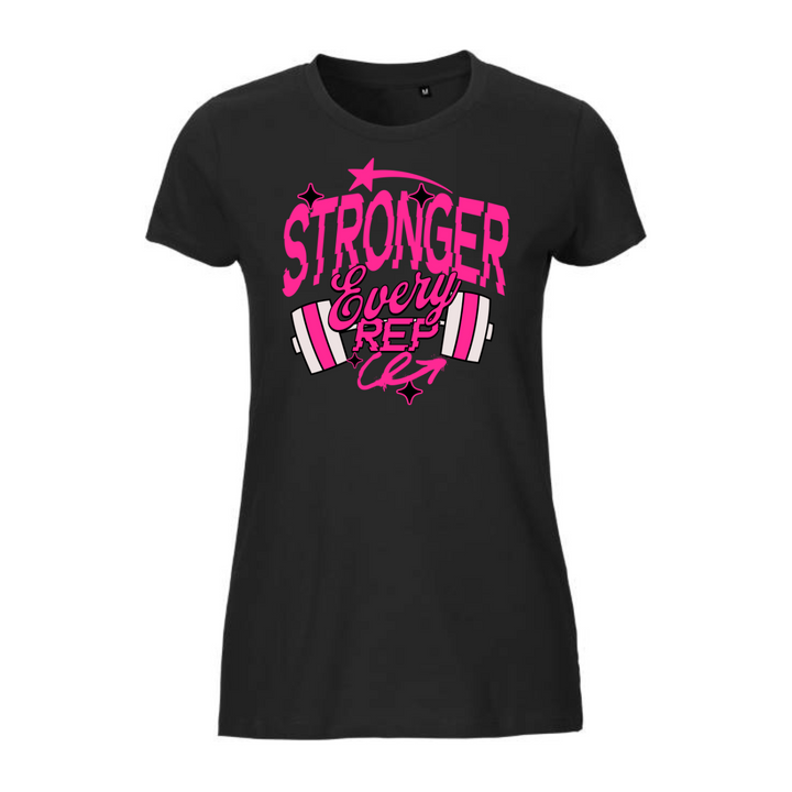 STRONGER EVERY REP T-Damen