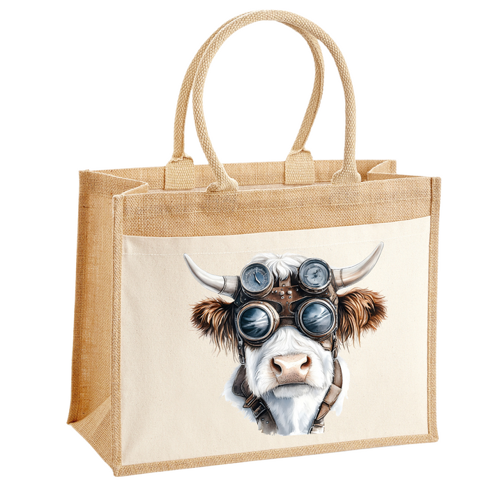 FLIEGERKUH Jute Shopper