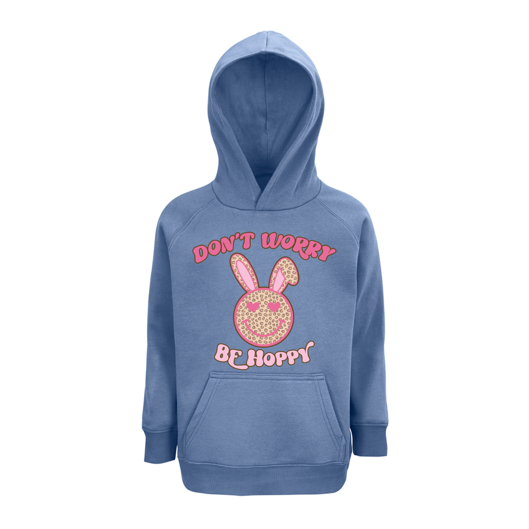 DON'T WORRY BE HOPPY Hoodie-Kids