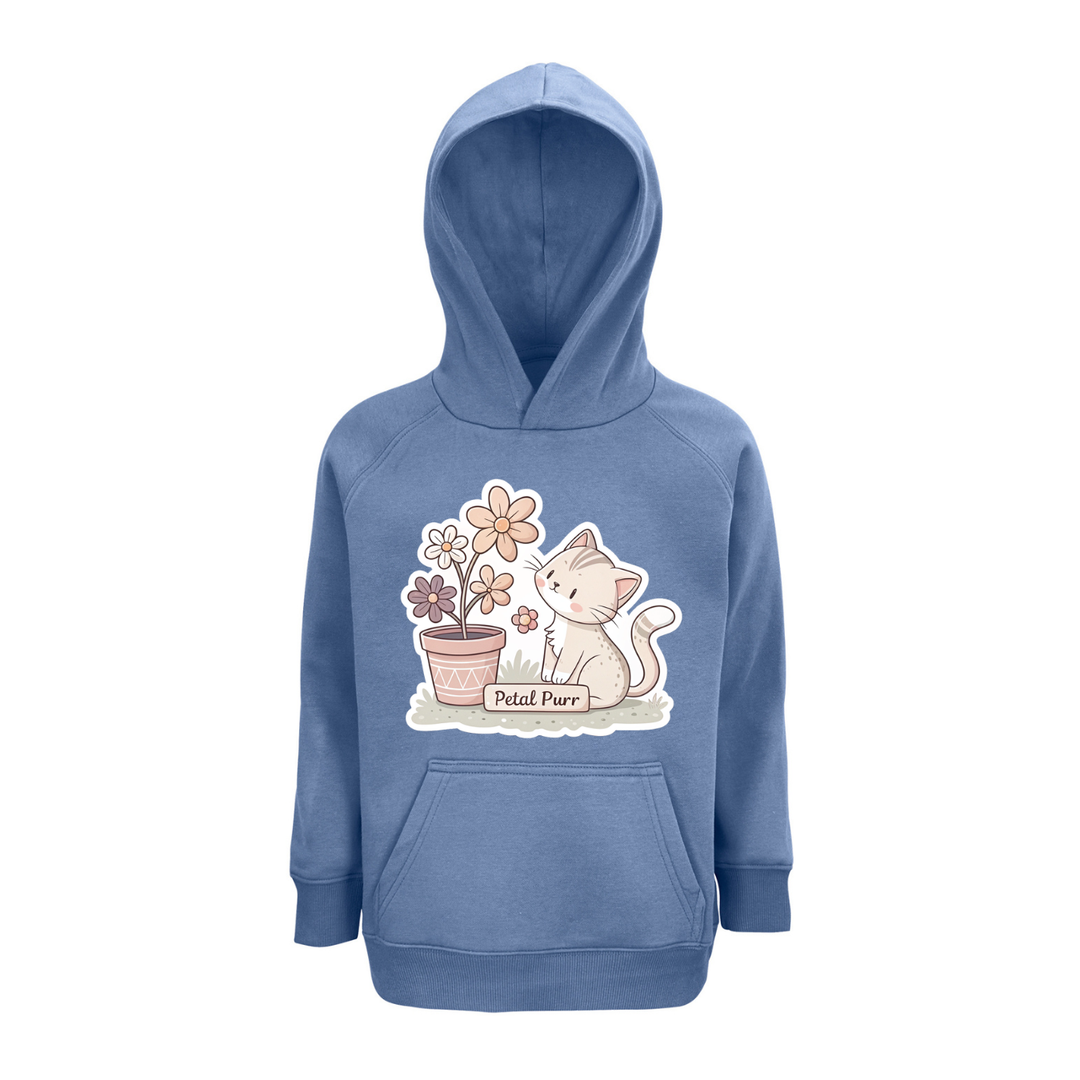 PETAL PURR Hoodie-Kids