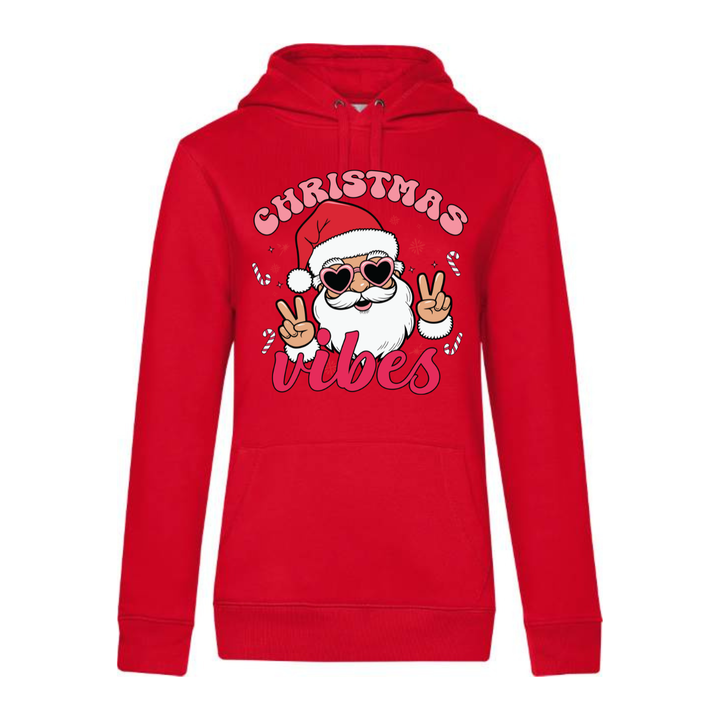 CHRISTMAS VIBES Hoodie-Damen