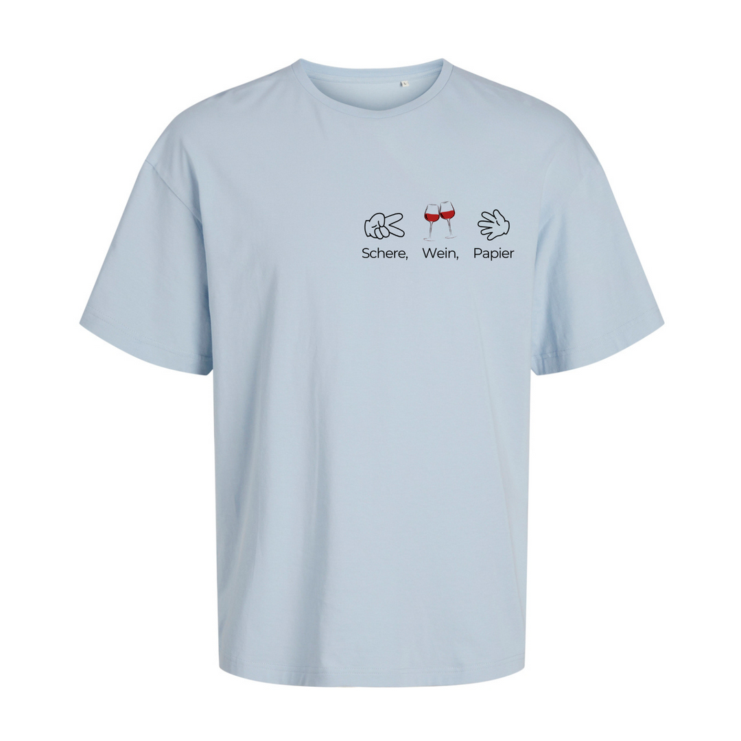 SCHERE WEIN PAPIER Oversize-Unisex