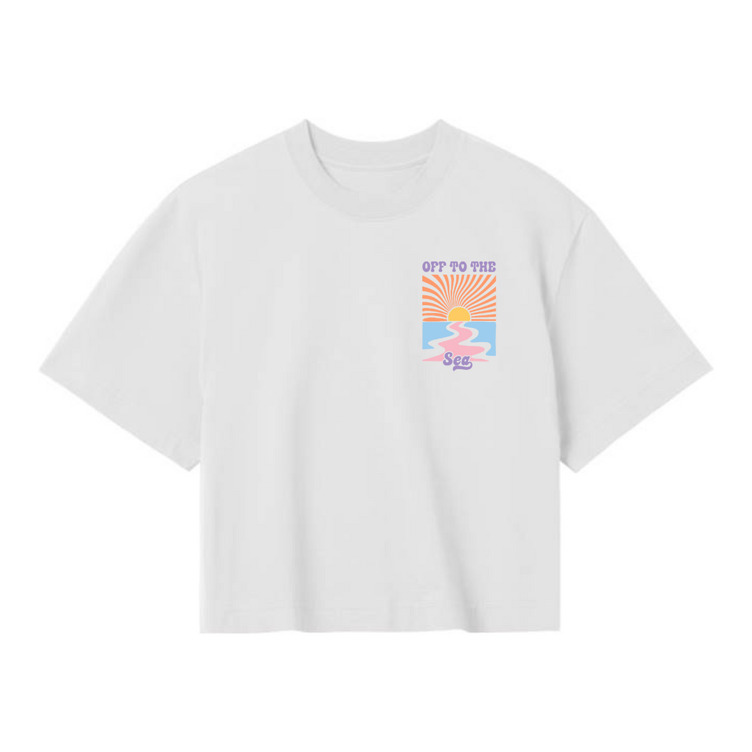 OFF TO THE SEA Crop Top