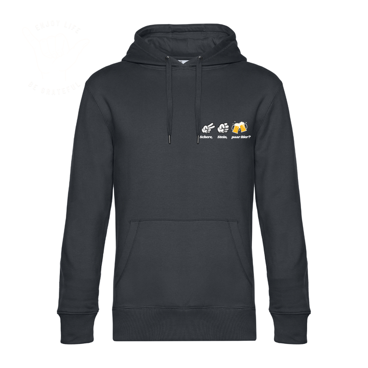 SCHERE STEIN PAAR BIER? Hoodie-Herren