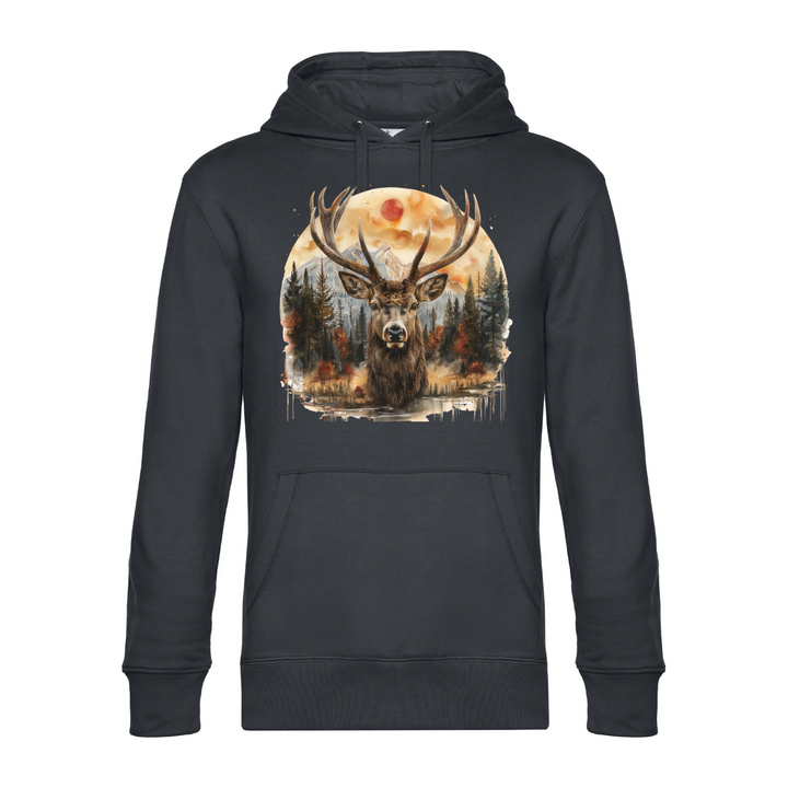 HIRSCH EMBLEM Hoodie-Herren