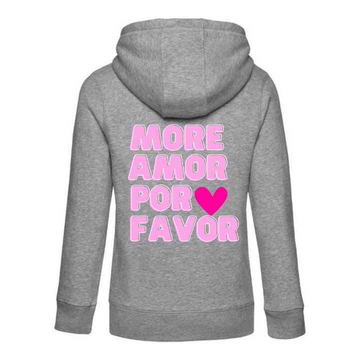 MORE AMORE PER FAVORE Hoodie-Damen