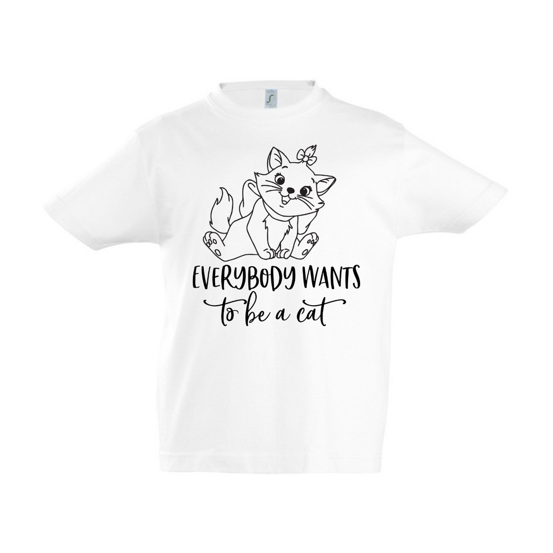 EVERYBODY WANTS TO BE A CAT T-Kids