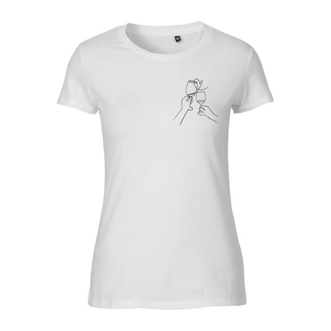 SAVE WATER DRINK WINE T-Damen