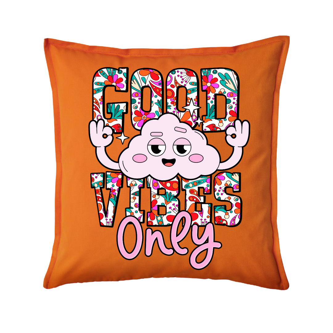 GOOD VIBES ONLY Kissenbezug