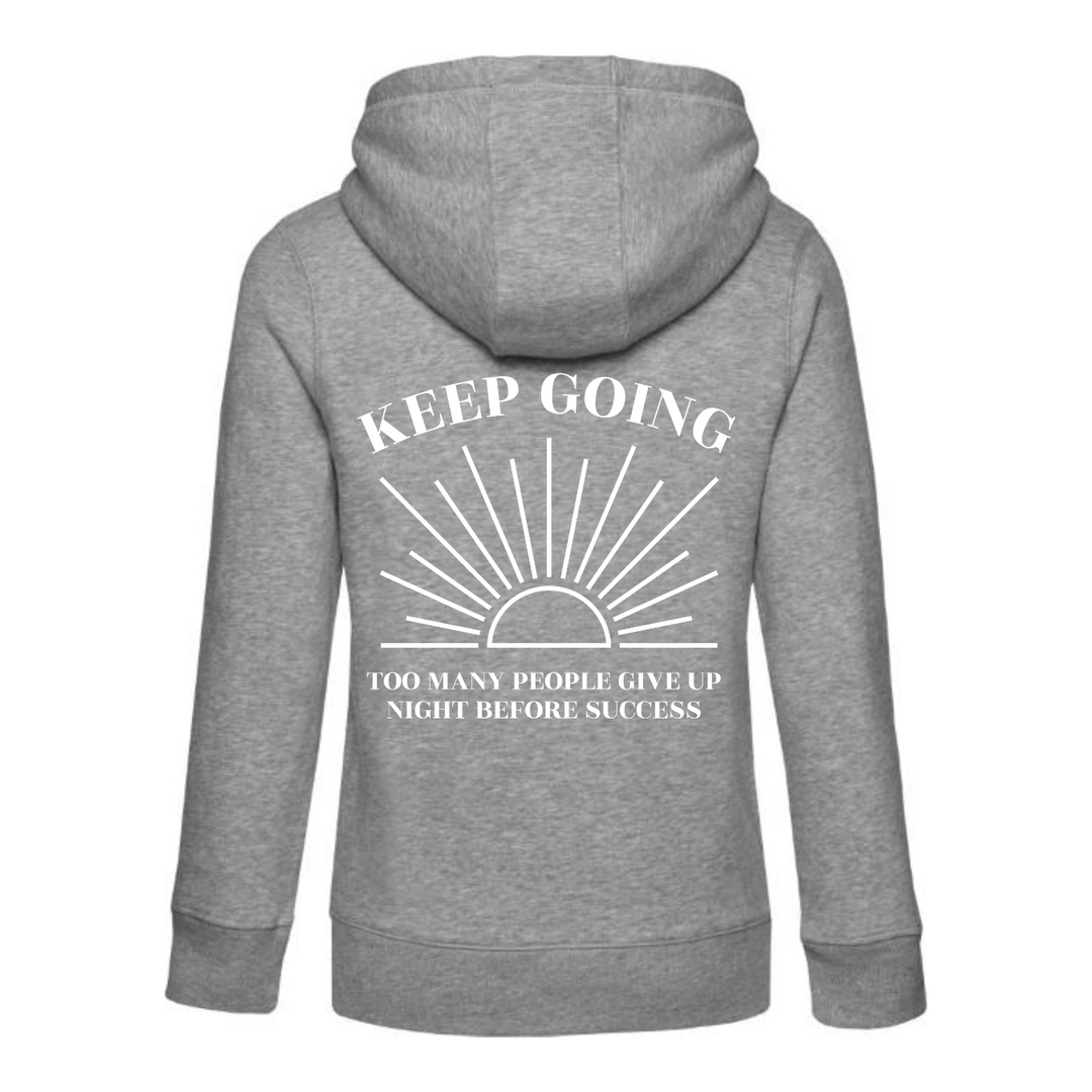KEEP GOING Hoodie-Damen