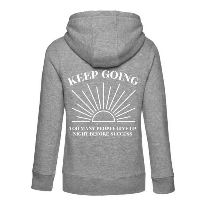 KEEP GOING Hoodie-Damen