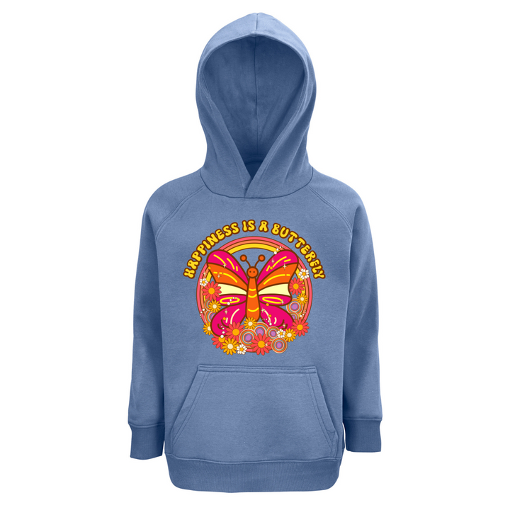 HAPPINESS IS A BUTTERFLY Hoodie-Kids