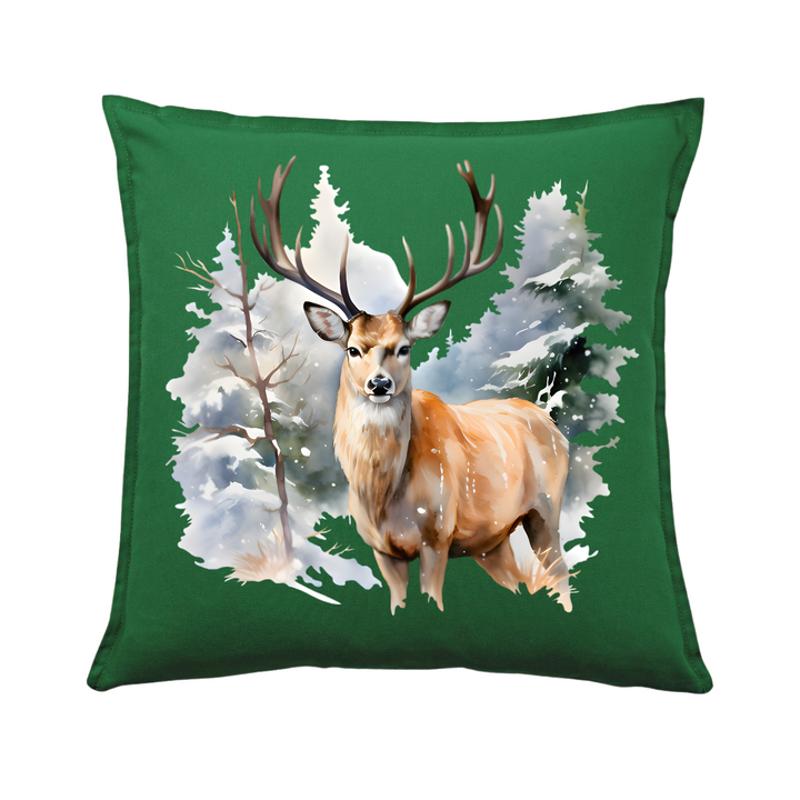 HIRSCH WINTER Kissenbezug