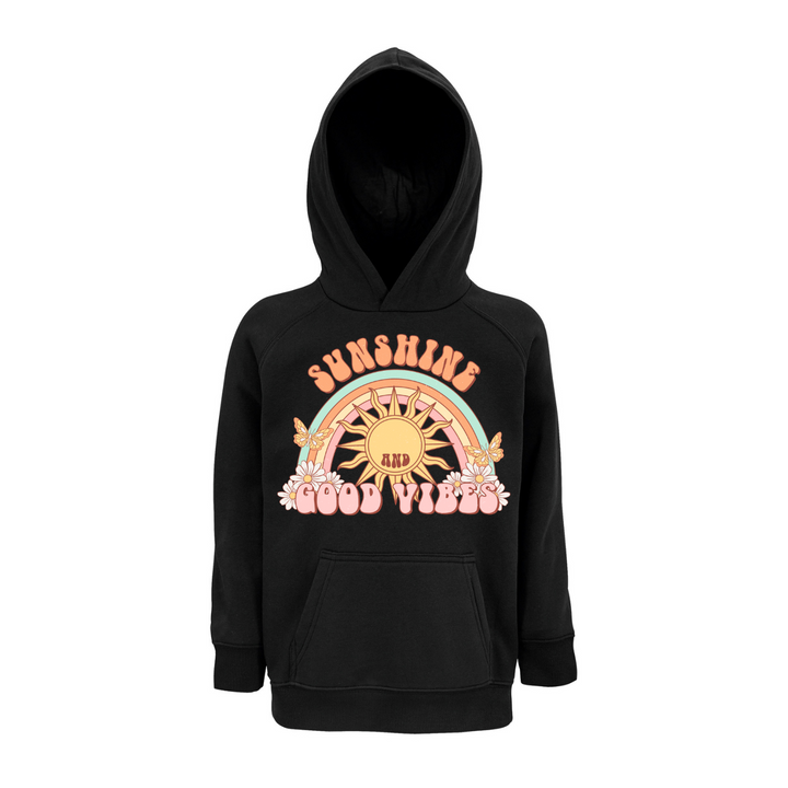 SUNSHINE AND GOOD VIBES Hoodie-Kids