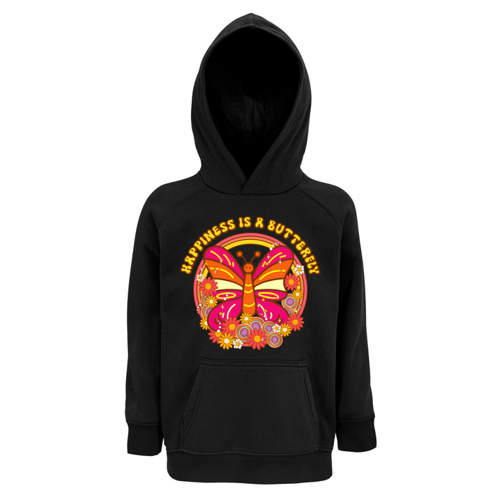 HAPPINESS IS A BUTTERFLY Hoodie-Kids