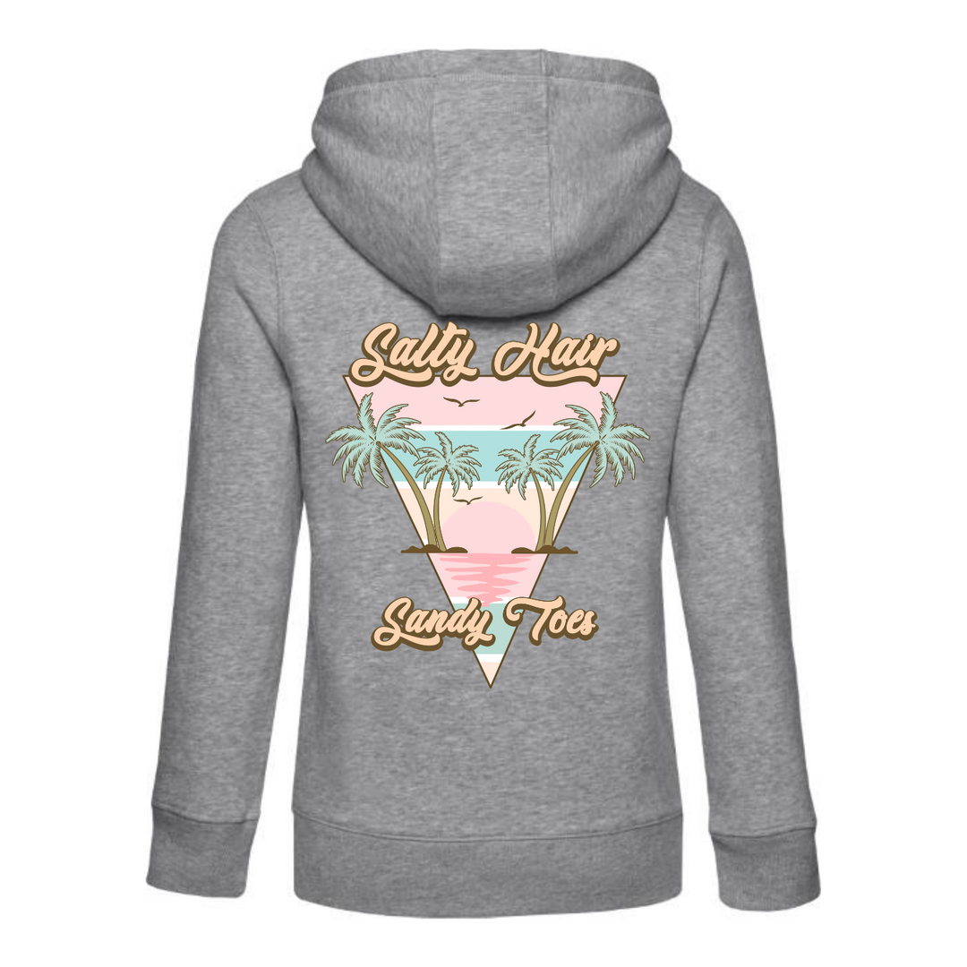 SALTY HAIR SANDY TOES Hoodie-Damen