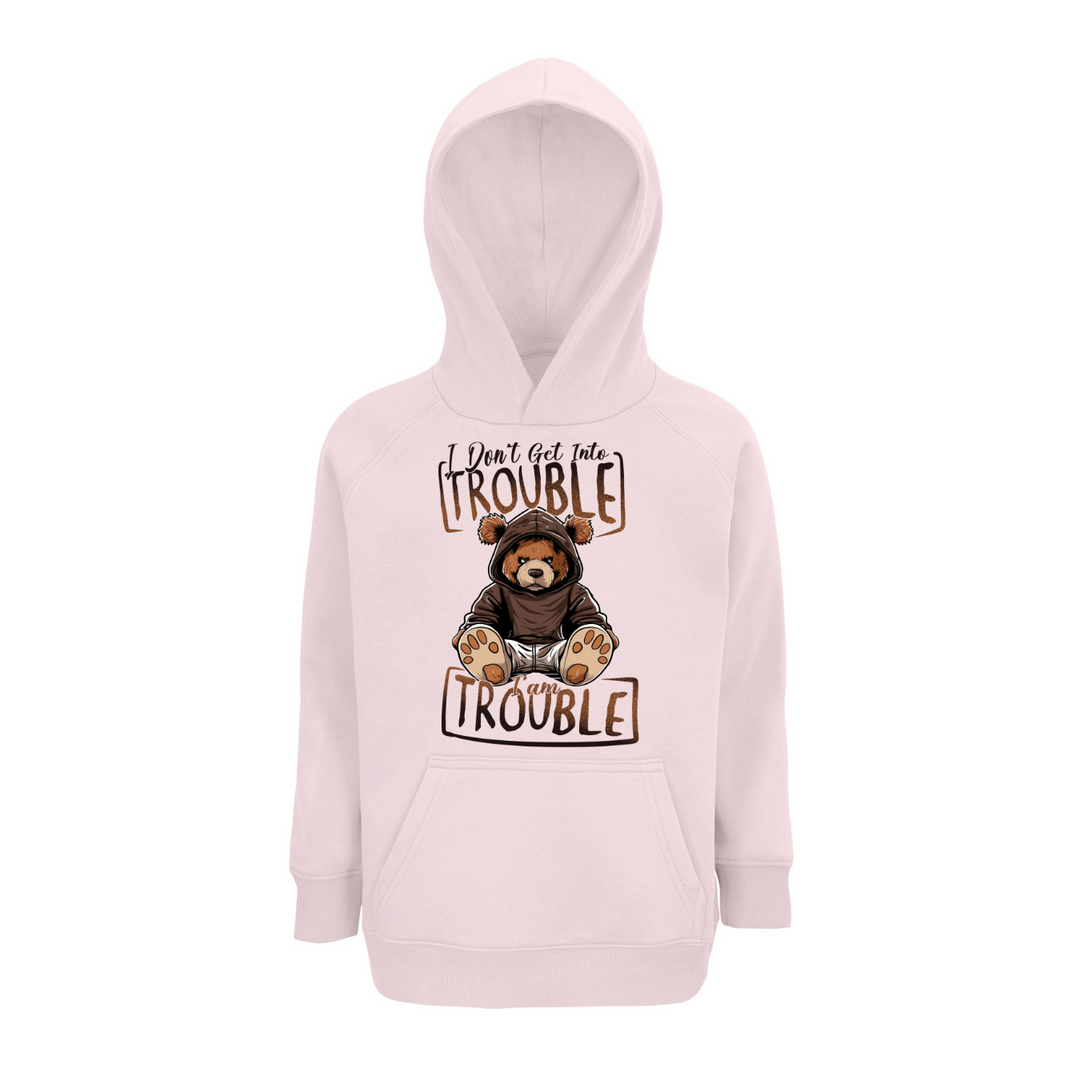 TROUBLE BEAR Hoodie-Kids