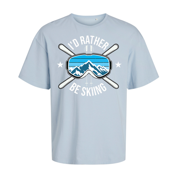 I'D RATHER BE SKIING Oversize-Unisex